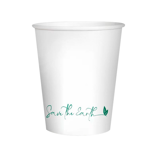 Copo Cartão Branco 230ml - Pack de 50 Unidades