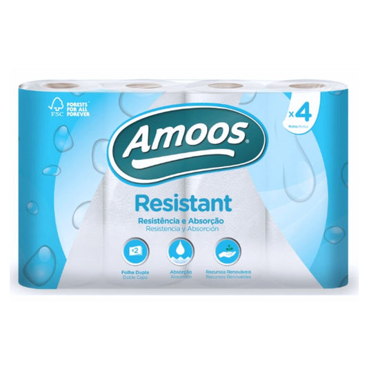 Rolo de Papel de Cozinha, Folha Dupla - 36 Serviços - 48 Rolos