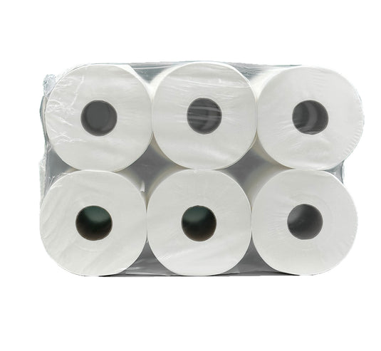 Papel Higiénico MAXI Jumbo, Folha Dupla - 195m- 12 Rolos