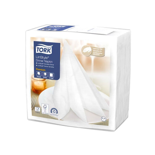 Guardanapo de Jantar Tork Premium Linstyle Branco - 600 U