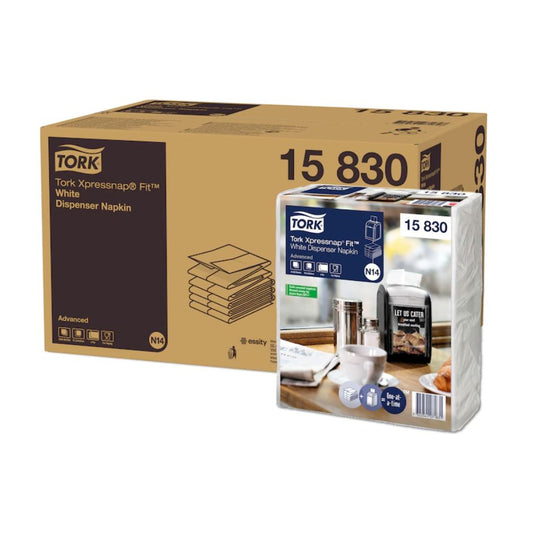 Guardanapos de Bar (branco) - Tork Xpressnap Fit® - N14 - 4320 Unidades