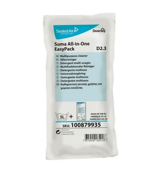 Detergente Multiusos Super Concentrado - Suma All-in-One D 2.3 EasyPack