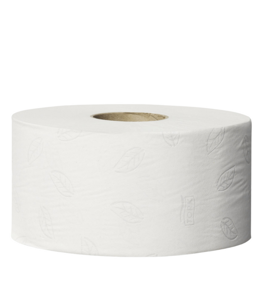 T2 - Tork Papel Higiénico Mini Jumbo, Folha Dupla - 170m - 12 Rolos