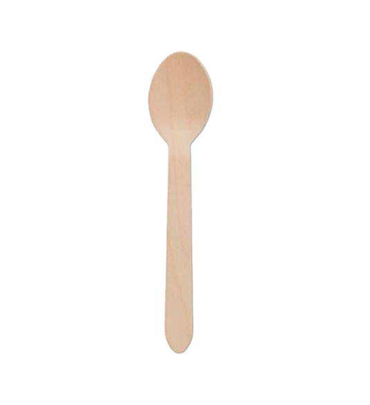 Colher Sopa Madeira - 100 Unidades