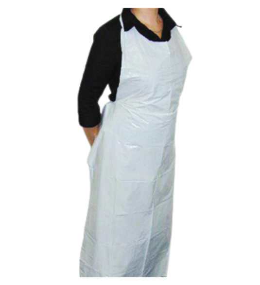 Aventais PVC Branco - 1,25x80cm - 100U