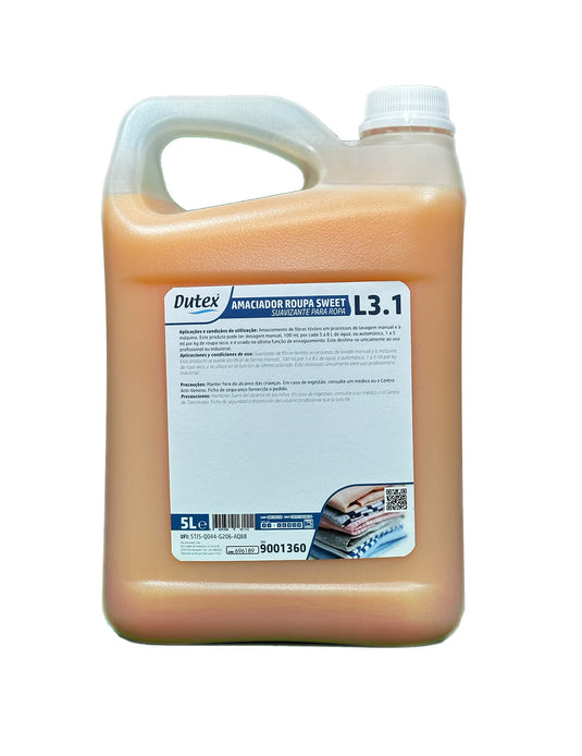 Amaciador de Roupa Sweet - Perfume a Pêssego - 5L