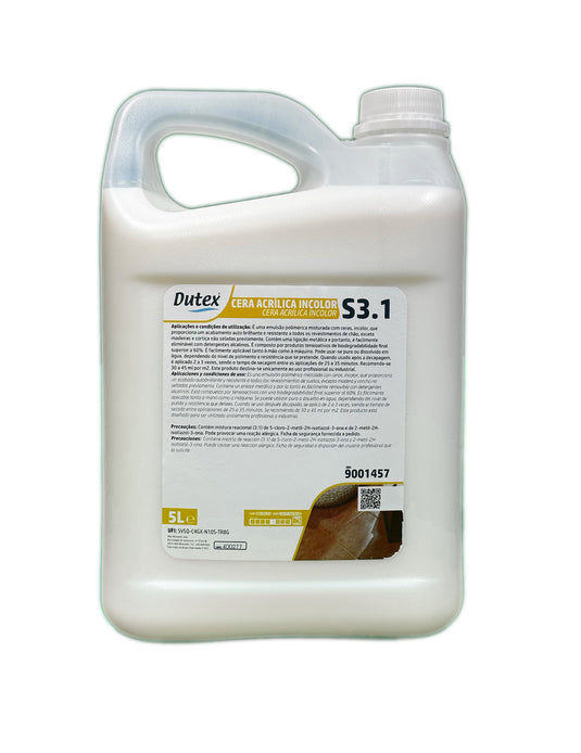 Cera Acrílica Incolor - 5L