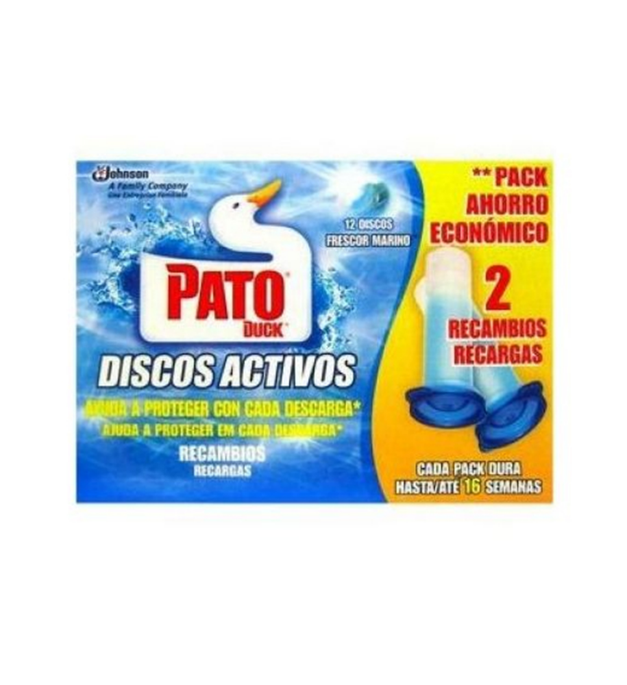Pato Discos Activos Marine - Pack de 2 Recambios (12 Discos