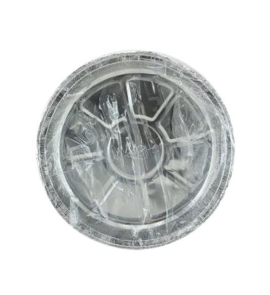 Embalagem Take-Away de Alumínio Redonda - 950ml ou 1450ml - 100 Unidades