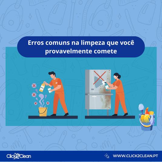 Descubra os erros mais frequentes na limpeza profissional