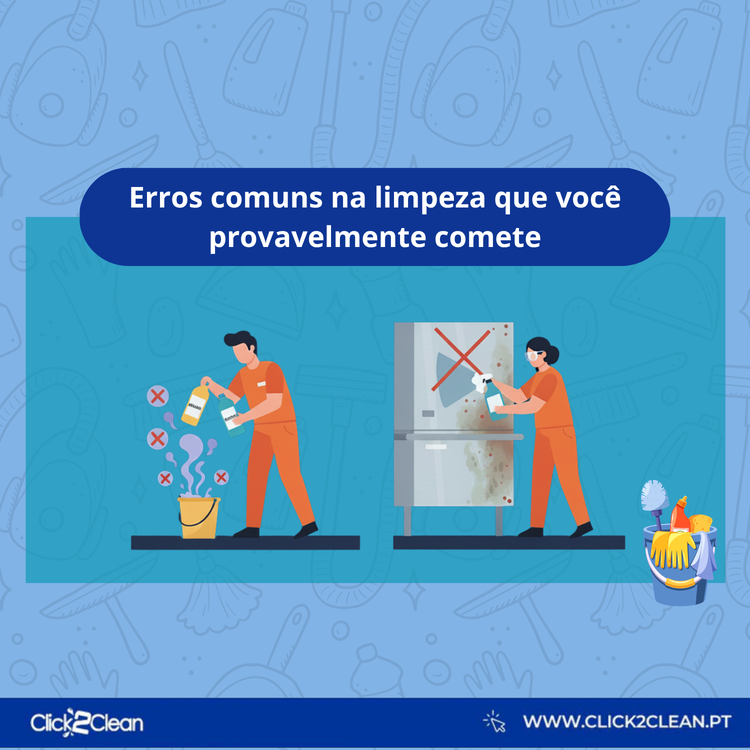 Descubra os erros mais frequentes na limpeza profissional