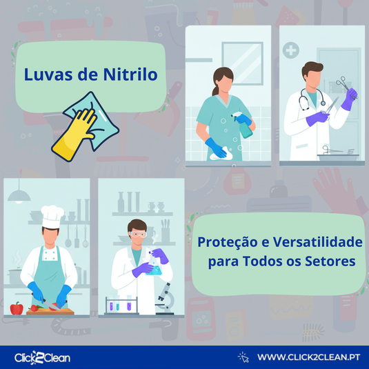 Luvas de Nitrilo: Proteção e Versatilidade para Todos os Setores