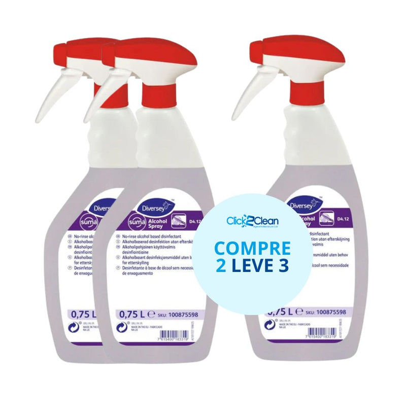 Carregue imagem no visualizador da galeria Spray Desinfetante - Suma Álcool Spray D4.12 - 750ml
