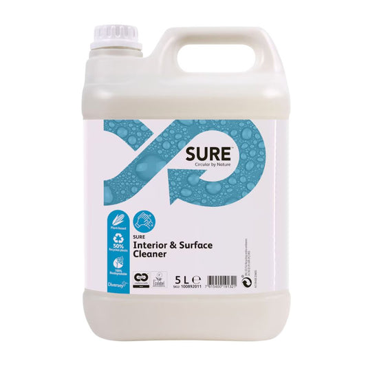 Detergente multiusos concentrado para áreas alimentares - SURE Interior & Surface Cleaner - 5 L