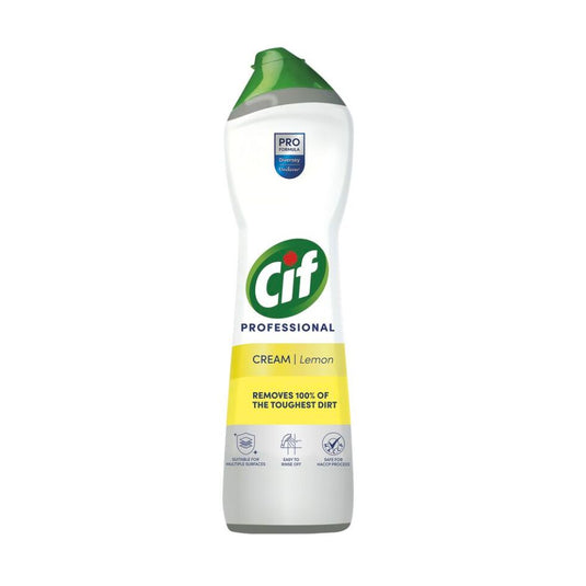 Creme de limpeza com micropartículas naturais - Cif Pro Formula Creme de Limão - 750 ml