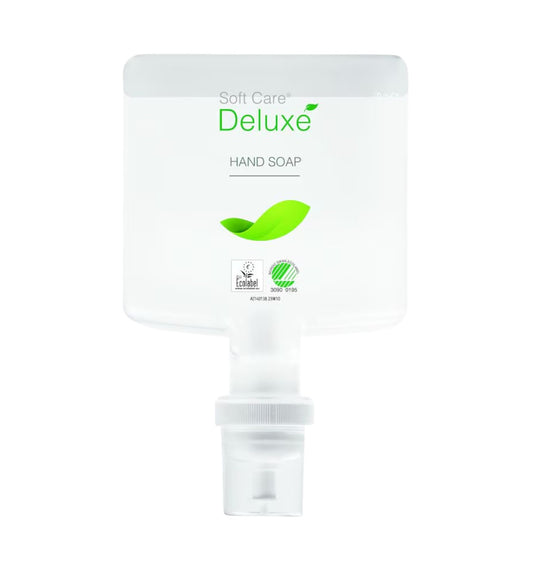 Soft Care Deluxe Hand Soap 1.3L - Sabonete suave para a lavagem das mãos, com certificação ecológica