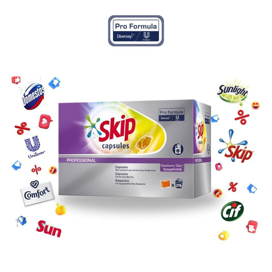 Detergente líquido em cápsulas para tecidos de cor - 276 Cápsulas