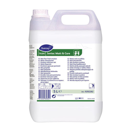 TASKI Jontec Matt & Care 5L - Emulsão mate para pavimentos