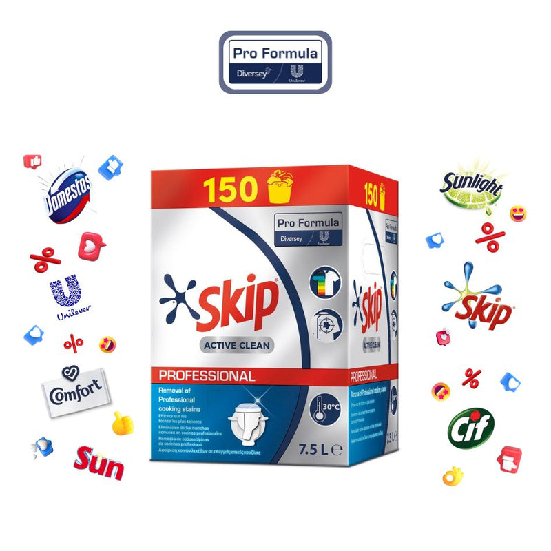 Carregue imagem no visualizador da galeria Skip Pro Formula Active Clean - Roupa Branca ou Colorida - 7,5L
