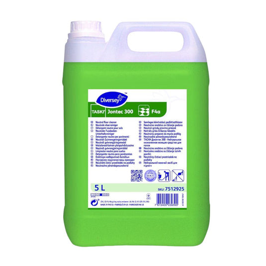 Detergente Neutro Pavimentos, baixo teor de espuma - Jontec 300 - 5 L