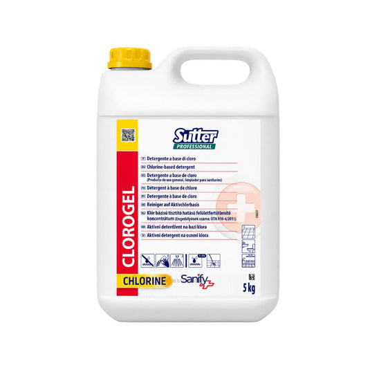 Detergente com Cloro Activo Sutter Clorogel - 5 Litros