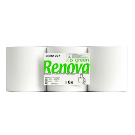 Papel Toalha de Mão Mecha Renova Green 96m – 6 Rolos