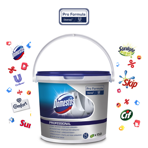 Blocos Sanitários Anti Odores - Domestos PF - 150 Pastilhas
