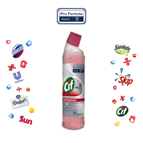 Cif Pro Formula Desincrustante Casas de Banho - 750ml