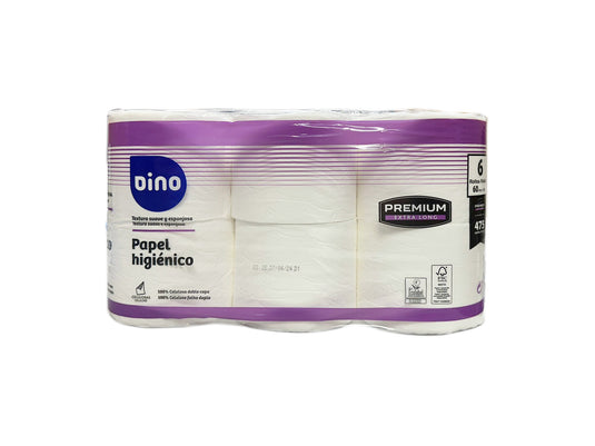 Papel Higiénico Extra Longo Folha Dupla - 60m - 30 Rolos