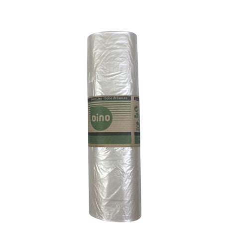 Saco do Lixo - Transparente - 30 L -  1 rolo de 25 Sacos