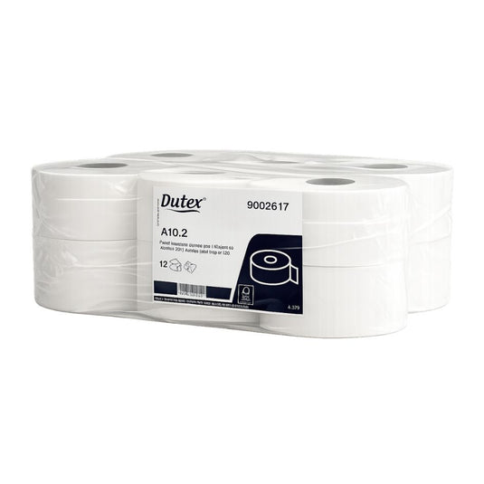Papel Higiénico Jumbo, Folha Dupla - 120m - 12 Rolos