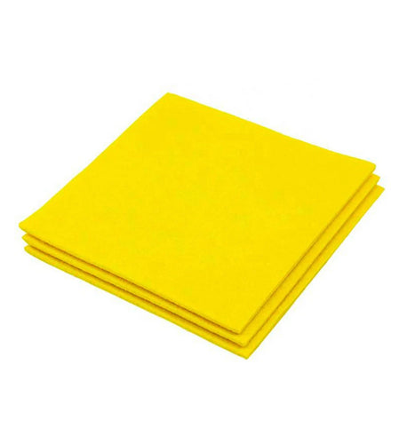 Pano Amarelo de Limpeza Multiusos - Pack de 3 unidades