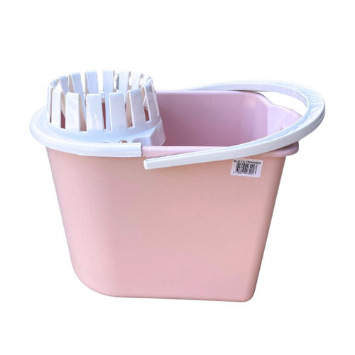 Balde Rosa de 15L com Espremedor