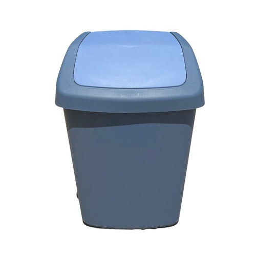 Papeleira Azul com Tampa Basculante 10 L