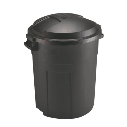 Contendor Preto Rubbermaid de 75 L