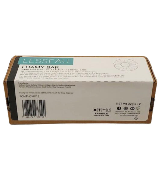 LESSEAU Sabonete Sólido para a Lavagem das Mãos - 12 unidades