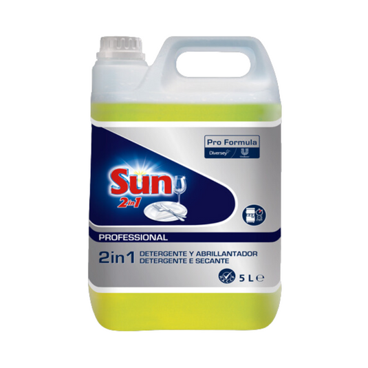 Sun 2in1 - Detergente e Secante para Máquina da Loiça - 5L