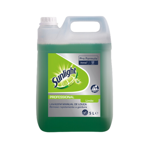 Sunlight Pro Formula Limão Verde - Detergente Manual de Loiça Neutro Concentrado - 5L