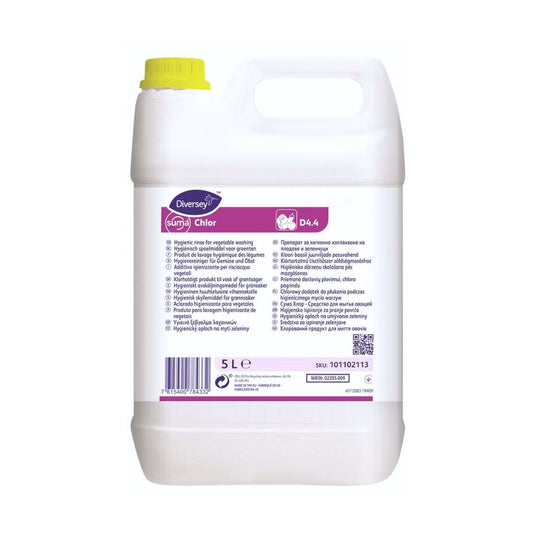 Produto para Lavagem Higienizante de Vegetais - Suma Chlor D4.4 - 5 L