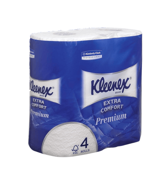 Papel Higiénico Doméstico Premium Extra Conforto, 4 Folhas - 19m - 4 Rolos