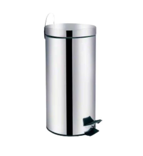 Papeleira Inox Brilhante 30 L - 1 U