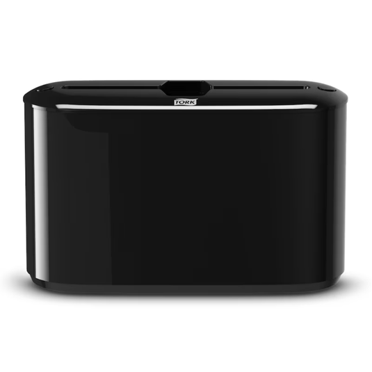 H2-Dispensador Bancada para Toalha de Mãos Interfolha Preto