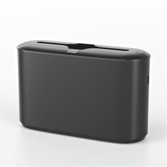 H2-Dispensador Bancada para Toalha de Mãos Interfolha Preto