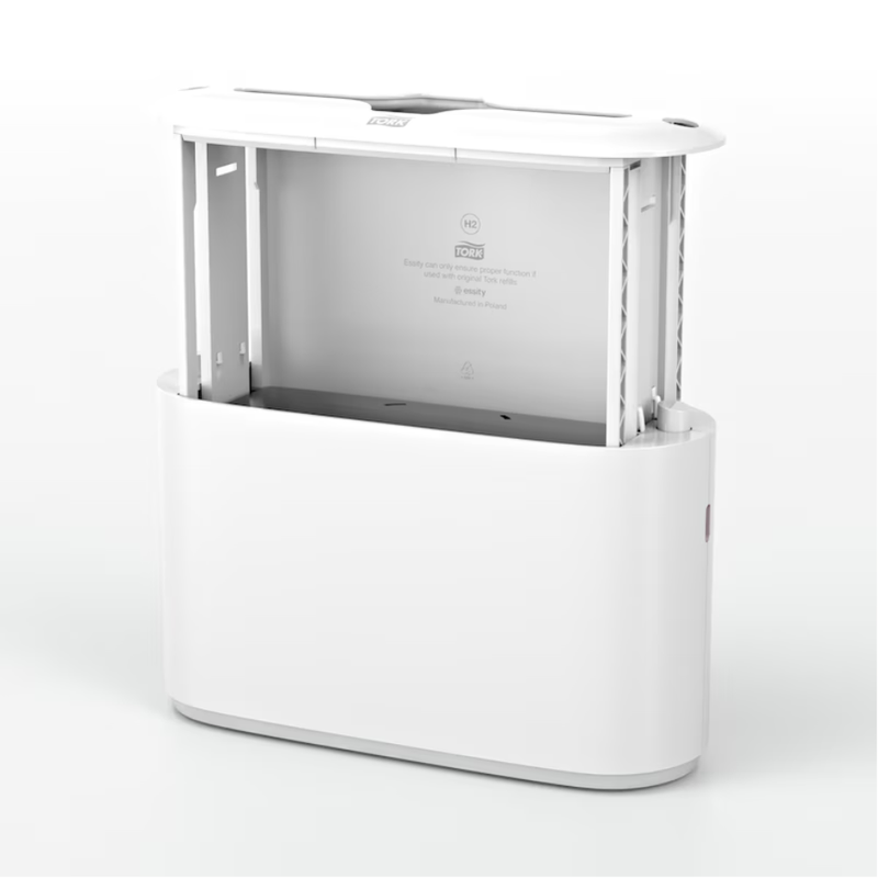 Carregue imagem no visualizador da galeria H2 - Dispensador Bancada para Toalha de Mãos Interfolha Branco
