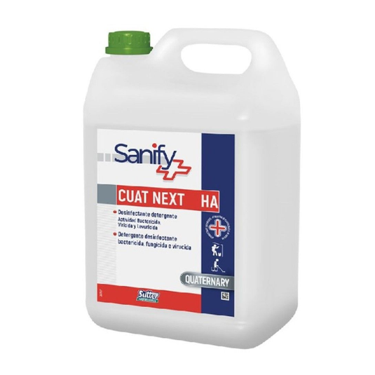 Detergente Desinfetante HACCP Sutter Sanify Cuat Next HA - 5 Litros