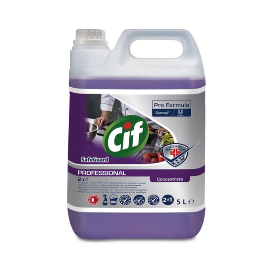 Cif 2in1 - Detergente e Desinfetante de Cozinhas - 5L