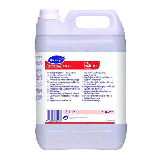 Desinfetante em Gel para Mãos - Soft Care Des H5 - 5 L