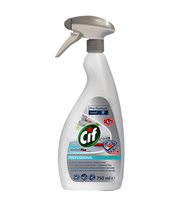 Carregue imagem no visualizador da galeria CIF Alcohol Plus - Desinfetante Cozinhas - 750ml

