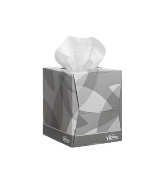 Lenços Faciais Kleenex em Cubo - 90 Lenços