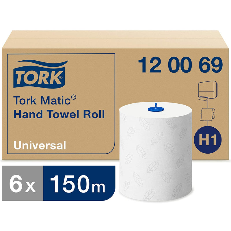 Carregue imagem no visualizador da galeria H1 - Rolo Tork Matic Plus Branco - 6 Rolos
